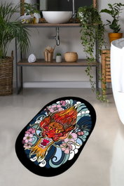 Mijölnir Lakingo Alfombrilla de Baño Multicolor 70 x 120 cm